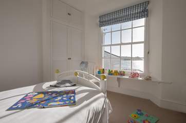 One of the twin bedrooms.