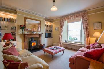 The sitting-room.