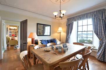 The dining-room.