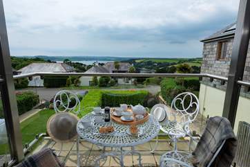 The Balcony enjoys views over the carrick roads.