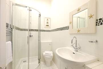 The shower-room.