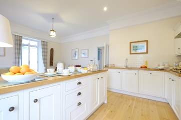 The kitchen.
