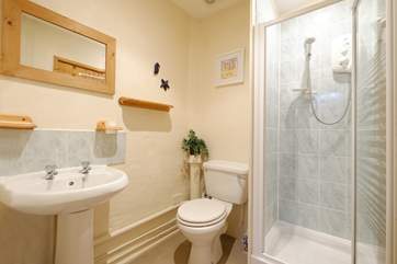 The shower-room.