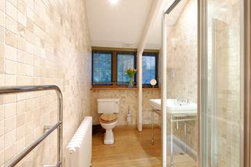 The shower-room.