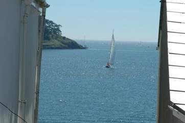 The view from the property