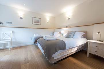 Bedroom 2 can also be configured as a king-size double as these beds are 'zip and link'.