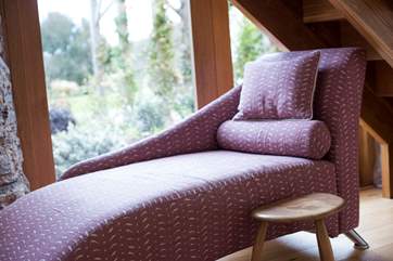 Slouch back and relax.