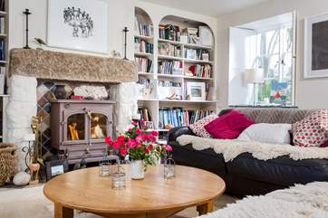 The sitting-room.