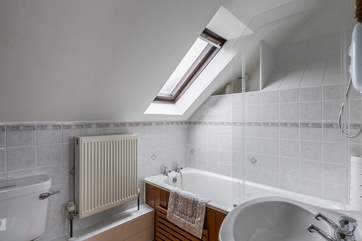The bathroom.