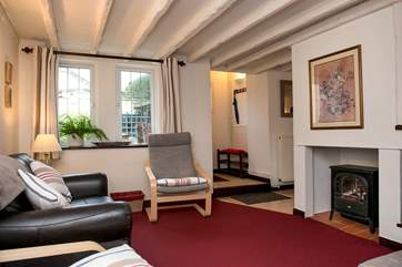The comfy lounge is the ideal place to relax after a day exploring the north Cornish coast