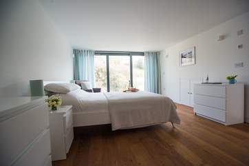 The master bedroom on the second floor.