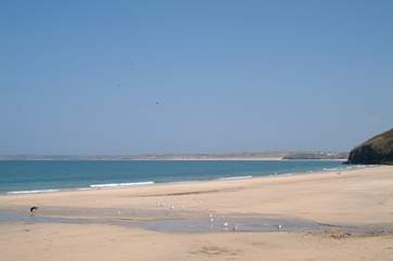 One of the many fantastic beaches close by.