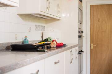 The kitchen is not only functional but also very good looking.