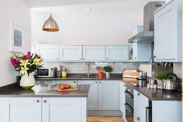 The lovely kitchen is a joy to cook in even if you only boil the kettle.