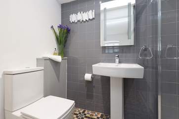 This is the en suite shower-room for the ground floor double bedroom.