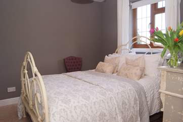 This is the second double bedroom, beautifully presented.