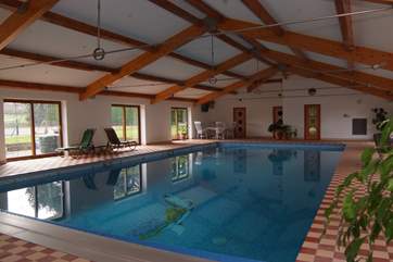 The pool offers a choice of sitting areas so that you can really enjoy the experience. There are proper changing rooms with showers and a music system too.