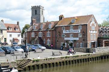 A ten minute walk from Northgate brings you to the town quay, where you can watch the world go by.