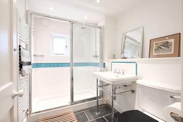 The shower-room.