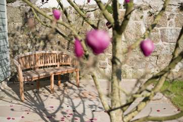 Relax in the garden.