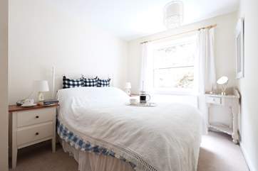 The bedroom.