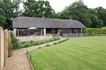 Brookland Barn is in the most tranquil rural setting.
