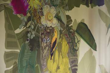 Just look at that beautiful botanical wallpaper made by the quirky interior company, Timorous Beasties.