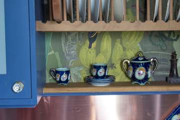Even the china matches the sheer elegance of this Tabernacle.