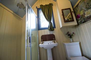 The en suite shower-room has a rainwater shower.