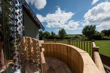 Can it get any better than this? Your own private hot tub.