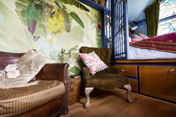 Comfortable chairs for chilling inside.