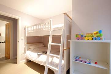 Bedroom 2 has bunk-beds.