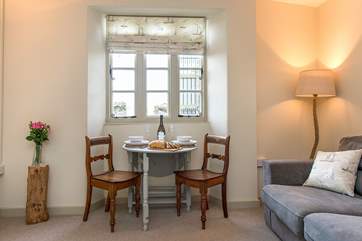 The dining area