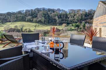 There is a stunning terrace for al fresco meals and simply relaxing in beautiful surroundings.