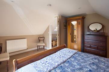 There is a lovely mix of antique and contemporary furnishing in the cottage giving it plenty of character.