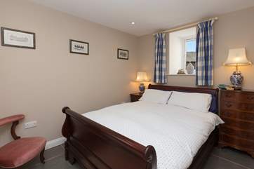 This is the ground floor double bedroom.