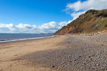Looking West along the East Devon Jurassic coast.