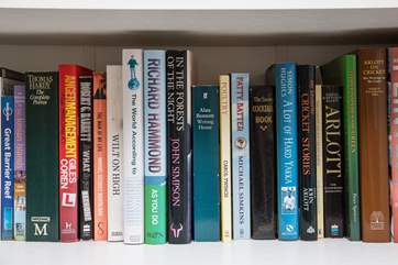 An eclectic mix of reading choices.
