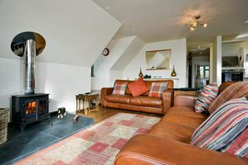 The wood-burning stove means that this place is perfect whatever the time of year or weather.
