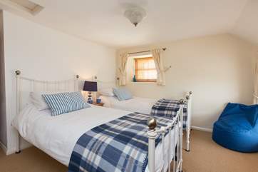 Another view of the twin bedroom.