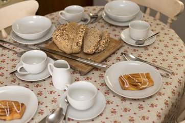 Start the day with some treats - one of the shops is just a one minute walk up the road.