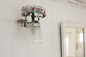 The original gas lights are still in the cabin, simply to admire as they are no longer in working order.