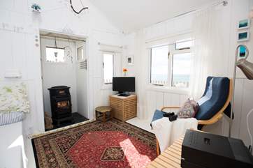 The lounge is wonderfully light and airy...