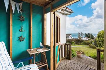 The wonderful view from the summer-house.