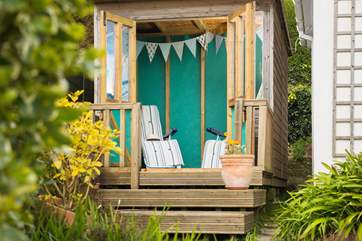 The summer-house has room for two!