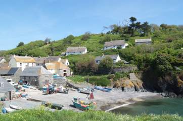 The unspoilt Cadgwith Cove on the Lizard peninsula, drive there or take the coast path if you are feeling engergetic!