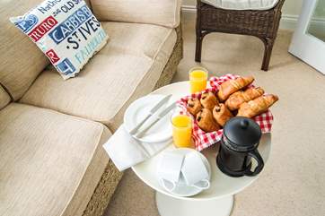 A wonderful place for a sunny breakfast.