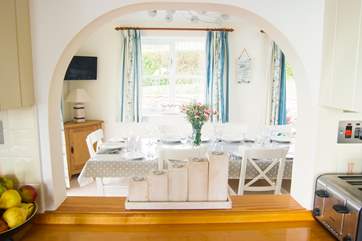 Looking through from the kitchen to the dining-room.
