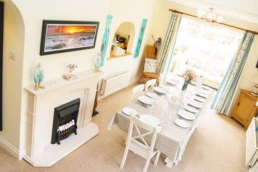 The hatchway through from the dining-room to kitchen is very useful.