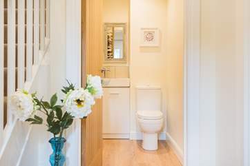 The downstairs cloakroom.